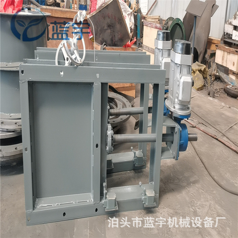 气动闸板阀600型圆法兰插板阀气缸插板门除尘卸料螺旋闸阀厂家