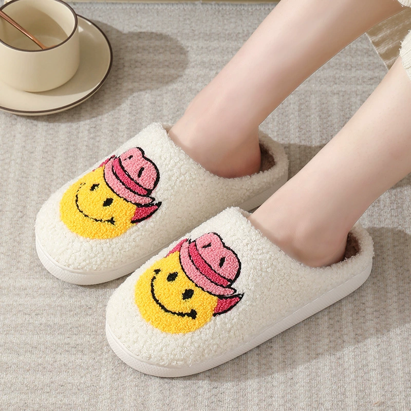 Comfortable cartoon winter keep warm slippers for men and women for beloved, wholesale