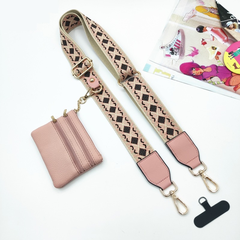 101g Weight Bag Strap Bag Accessories Type 1 Piece, 1 Set Quantity Casual, Daily Occasion Polyester Material Geometric, Leopard Pattern Simple Style, Classic Style Style 1 Piece 1 Set Polyester Geometric Leopard Bag Strap 4