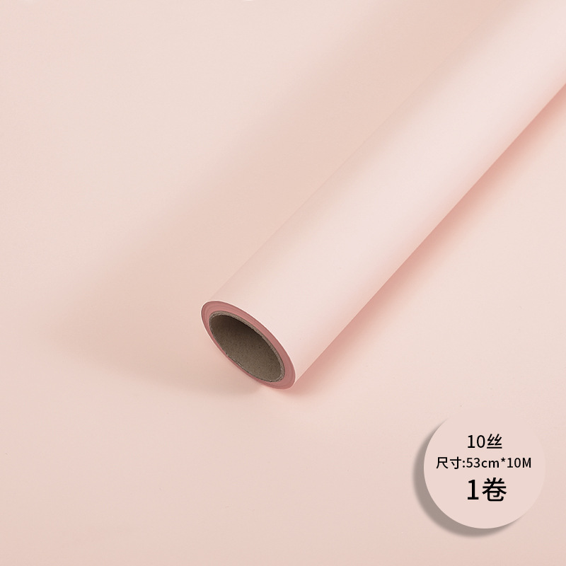 Red popular 10 seda coreana papel de estilo amor mate niebla papel esmaltado espesado impermeable duro florista de papel de envoltura