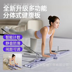 Aotetuo 多機能デジタルディスプレイ腹筋分割多機能美脚装置スキーマシン腹筋ホームフィットネス