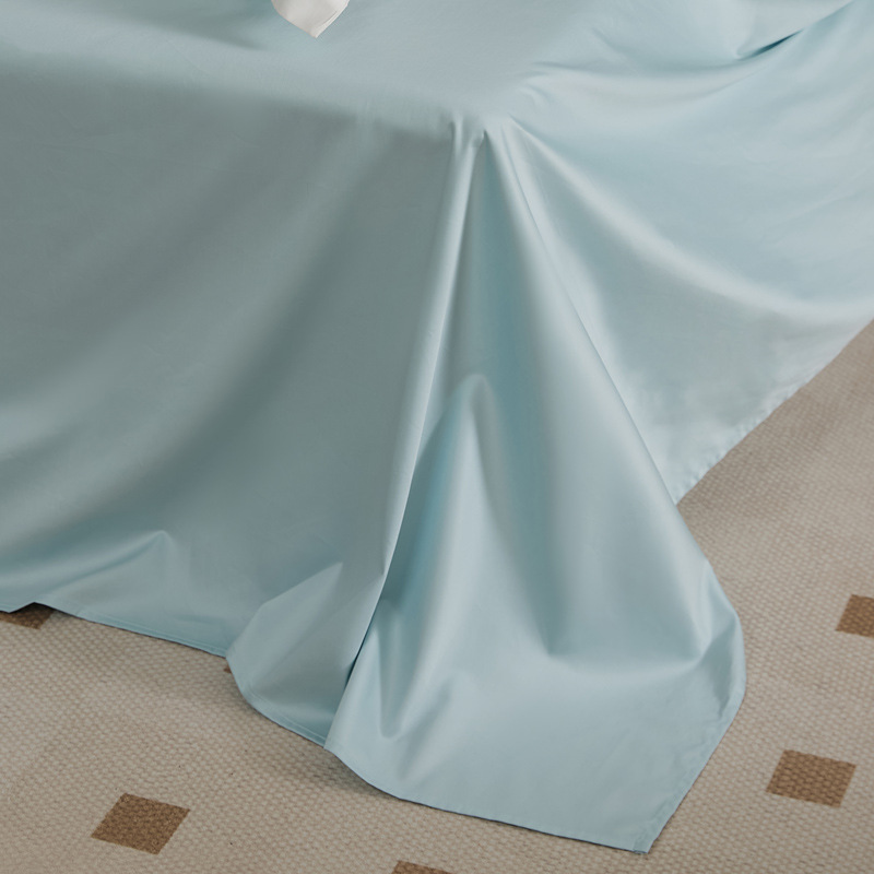 Nueva sábana de algodón de fibra larga 100S de una sola hoja de 1,5 m sábana de algodón agradable para la piel sábana de 1,8 m