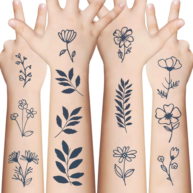10 new cross-border cartoon small clear stick figure tattoo party decoration arm children water transfer stickers 10 new cross-border cartoon small clear stick figure tattoo party decoration arm children water transfer stickers