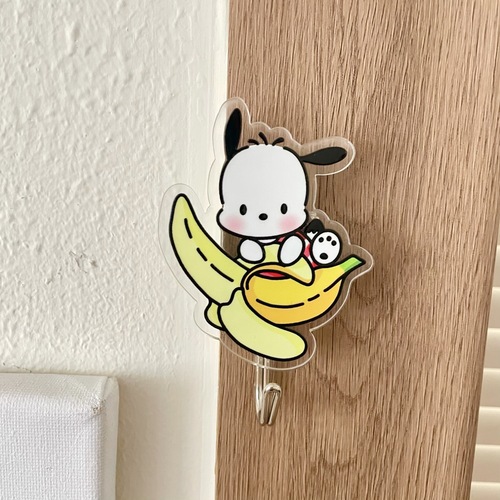 Door Hook Cartoon Student Yiwu Small Commodity Bathroom Hook Cute Acrylic Seamless Hook No Punching