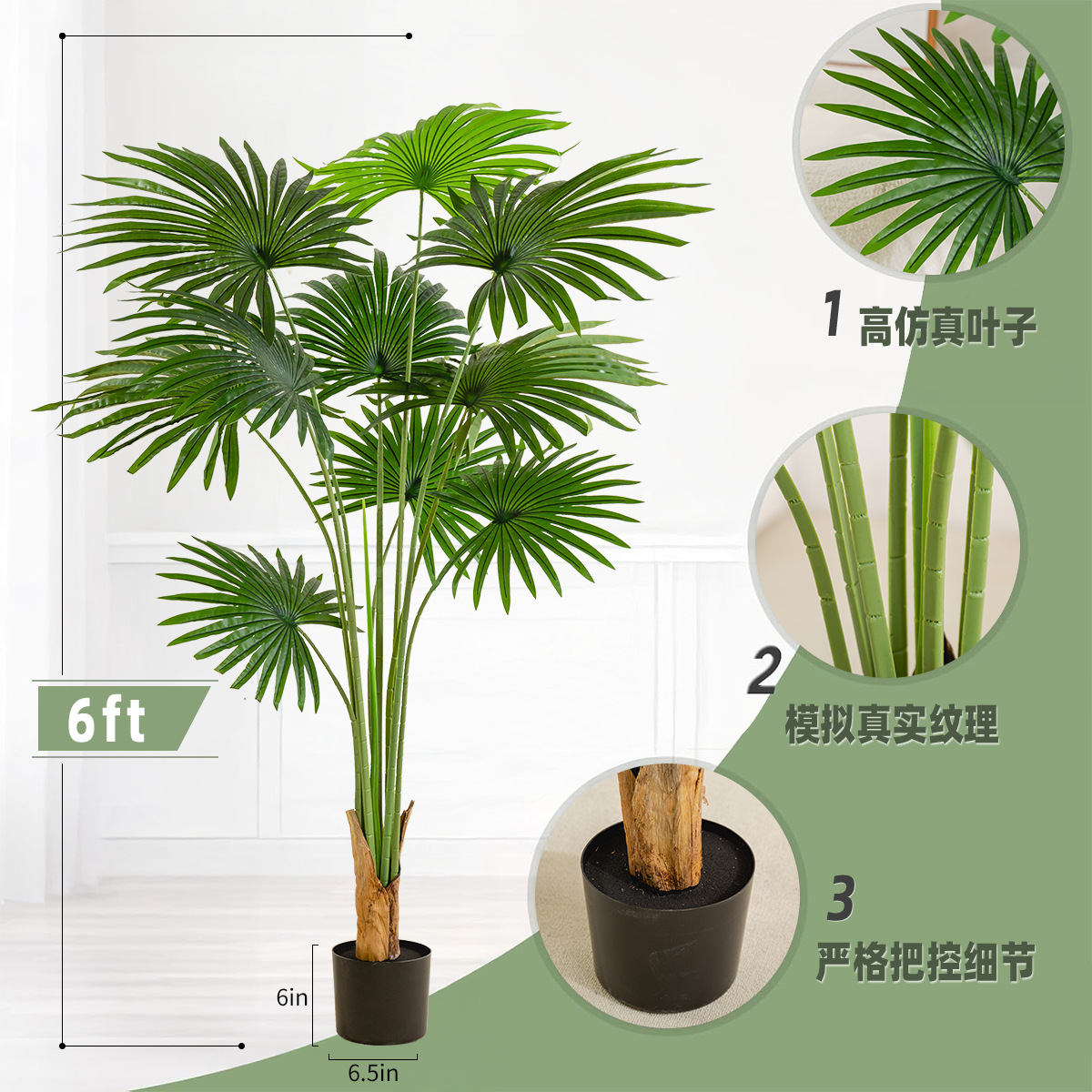 Transfronterizo nuevo ventilador artificial girasol planta en maceta gran decoración de interior decoración de plantas verdes árbol falso Pukui Tang Brown girasol