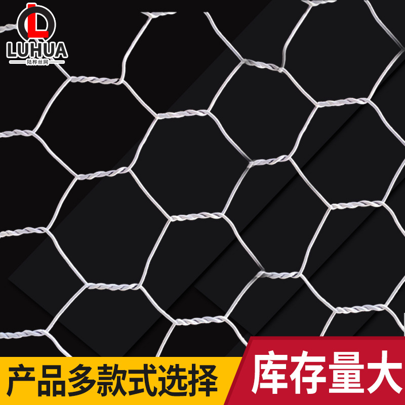 河道石笼网固滨笼热镀锌铁丝网铅丝笼水利工程护坡路面加筋防汛网