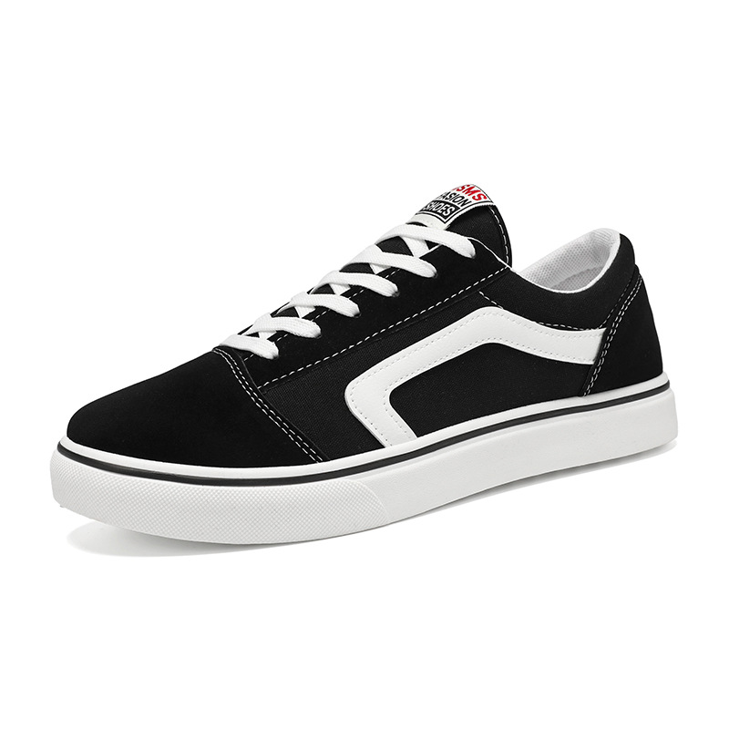 Zapatos de lona para hombres primavera 2025 nuevos zapatos de hombre tendencia juvenil zapatos de skate para hombres zapatos deportivos casuales para hombres