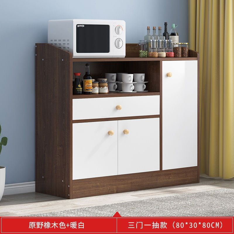 Fábrica directa de comedor armario de vinos armario de platos de cocina doméstica moderna simple cocina tablero de té sala de estar contra la pared microondas