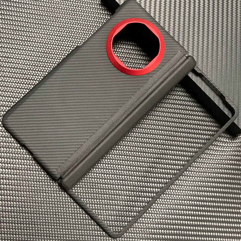 新商品のケブラーはファーウェイmate x 5超薄中軸保護カバーのアラミド繊維の磁気吸収保護カバーを適用します。|undefined