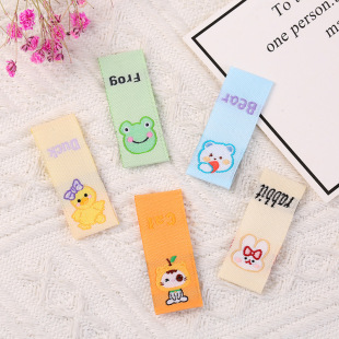 New spot clothing shoes and hats gloves woven mark side label collar label cloth logo hat scarf label jewelry trademark