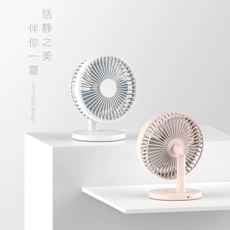 Small fan USB portable small -scale charging mini mute student household desktop desktop big wind power fan