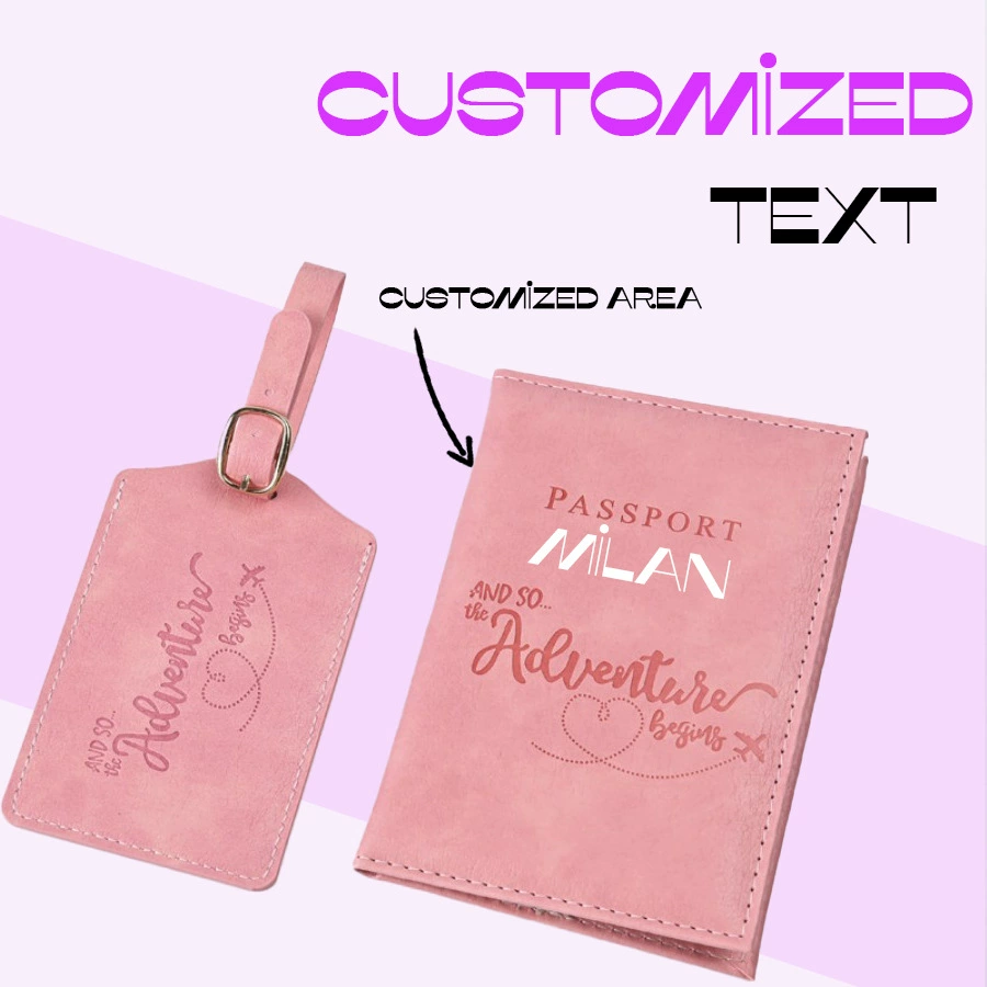 Настраиваемый трансграничный спот, креативные цветные печатные буквы, многофункциональный кожаный чехол для паспорта из искусственной кожи, кожаный чехол для SIM-карты, ID-пакета