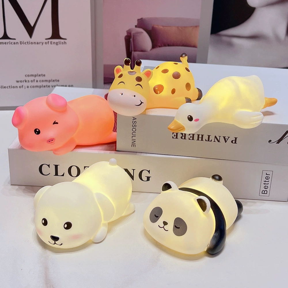 Виниловая ночная лампа в виде мультяшной куклы, настольный декор с подсветкой, украшения для детей, оптовые товары для подарков