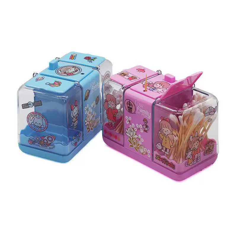 Creative cartoon fashionable handheld cotton swabs, teething