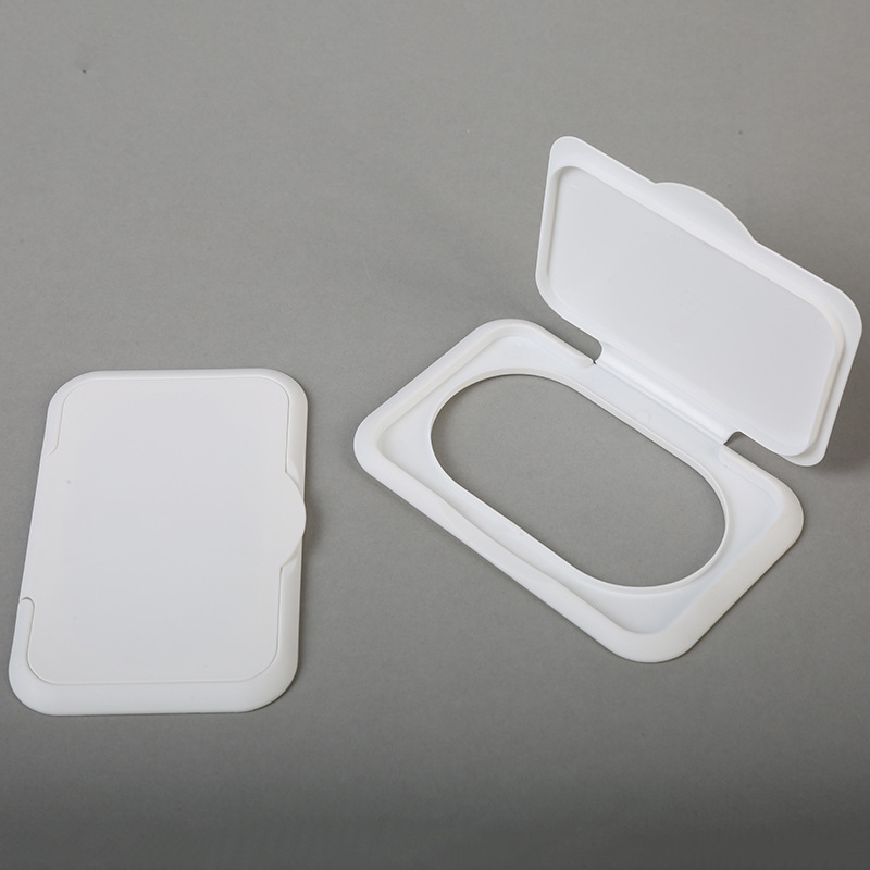 大号创意湿纸巾翻盖抽取式湿巾盖 异形密封盖丁腈手套包装盒盖