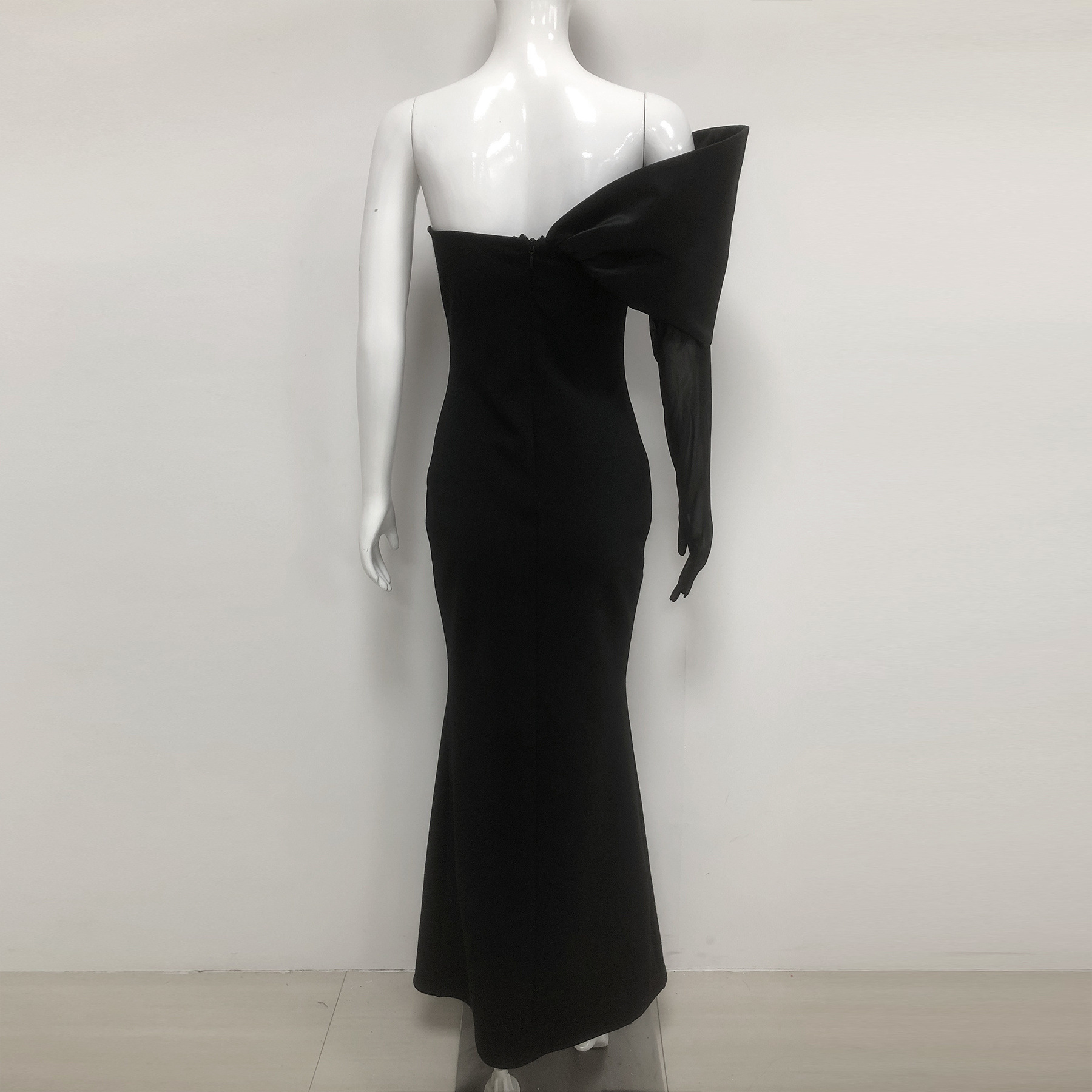 Vestido Sexy sin Tirantes con Pedrería, Estilo Europeo y Americano, Nuevo para 2025, Moda Transfronteriza de Amazon, Cintura Alta, Ajustado, Tipo Vendaje image 5