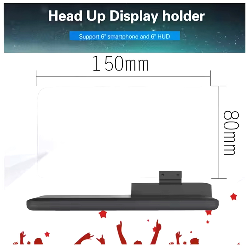 Car Head-Up Display H6 Mobile Phone & Hud Holder Head-Up Display Standard Bracket