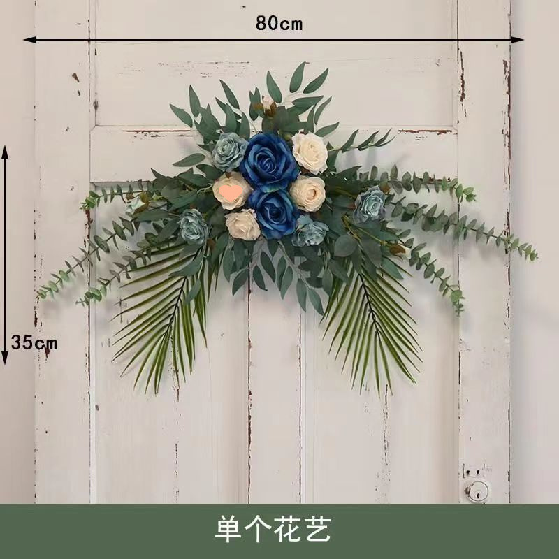 仿真花门头花艺装饰墙面挂饰门楣花水牌花艺布景拍照摄影场景道具|undefined
