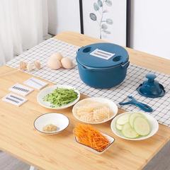 手動切菜器廚房多用創意洗切一體家用土豆蘿蔔切片擦絲刨絲器