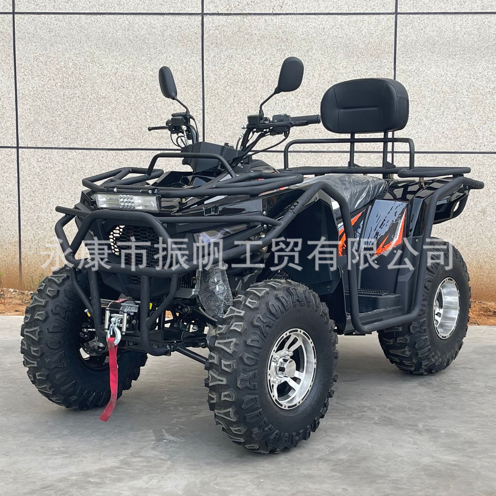 ATV de cuatro ruedas de playa, bicicleta de montaña de velocidad automática para adultos, gran vehículo todo terreno de dos tracciones de 300cc