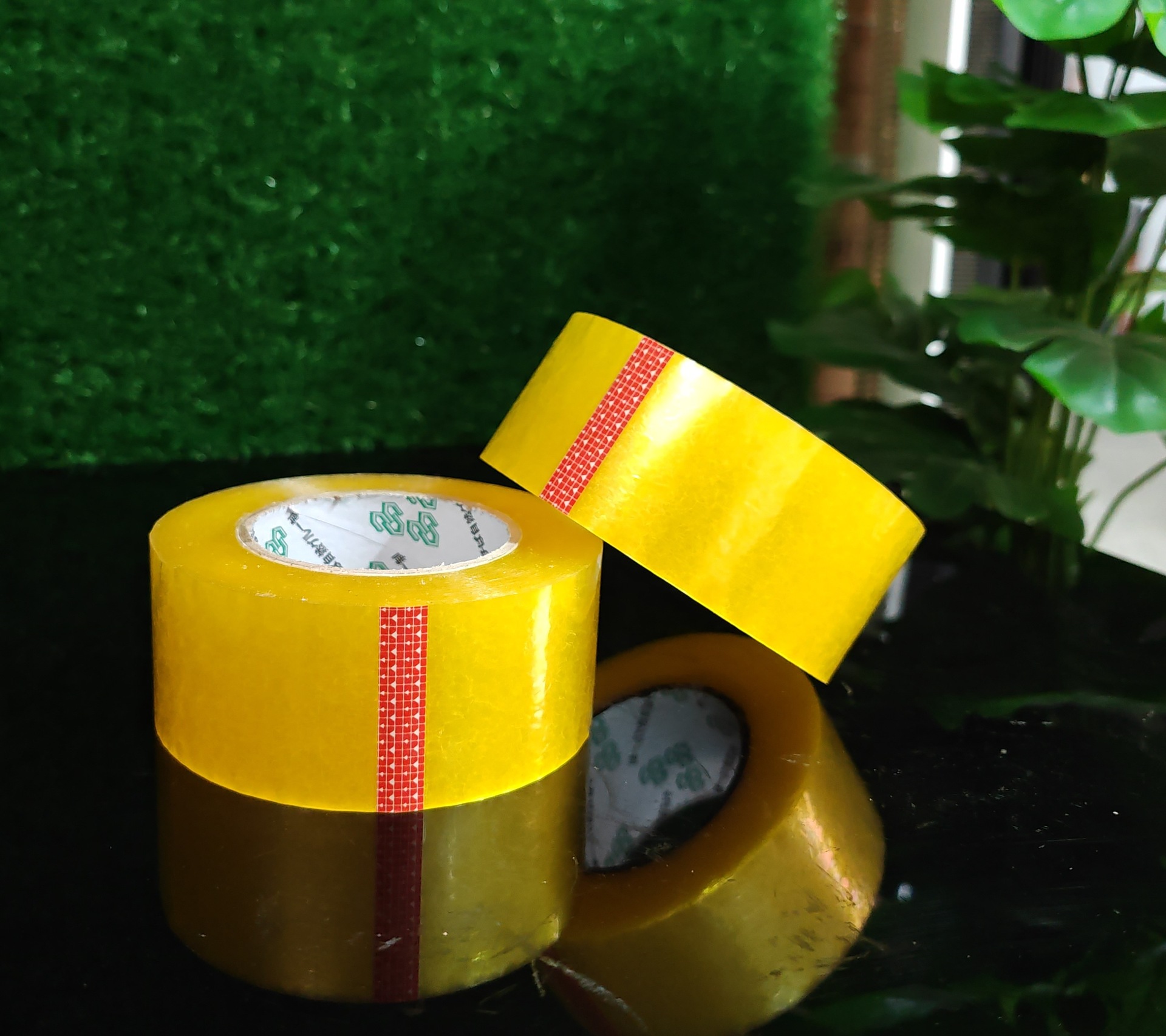 6cm de ancho grueso cinta adhesiva transparente expreso comercio electrónico paquete de alta viscosidad sellado caja de arroz amarillo factura le deseo un pedido explosivo