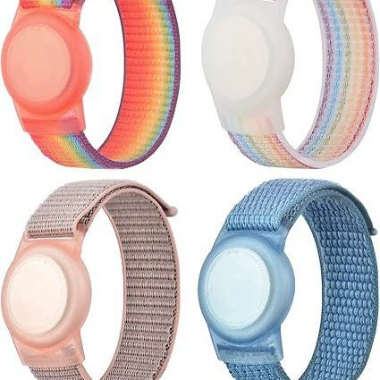 Для Apple Tracker Защитная оболочка против потери нейлонового обратного кольца Защитный чехол локатор Airtag Защитный чехол