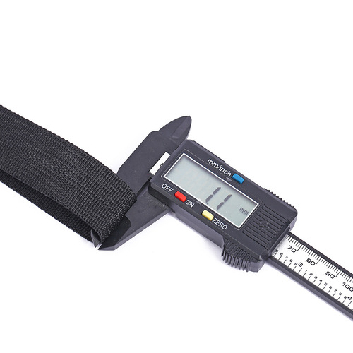 Cross-border polypropylene black plain corduroy American woven tape for luggage backpack elastic webbing clothing accessories