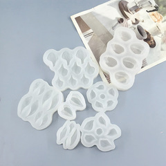 鬱金香刮刀花模具格網紅桑花葉子翻糖巧克力蛋糕烘焙裝飾硅膠模具