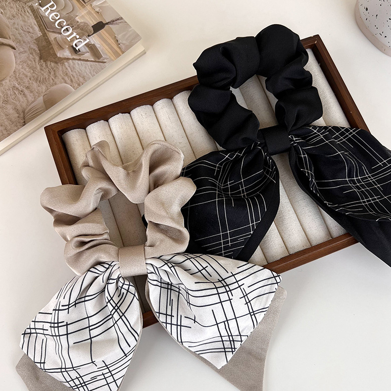 Fashion Bow Knot Cloth Hair Tie 1 Piece display picture 1