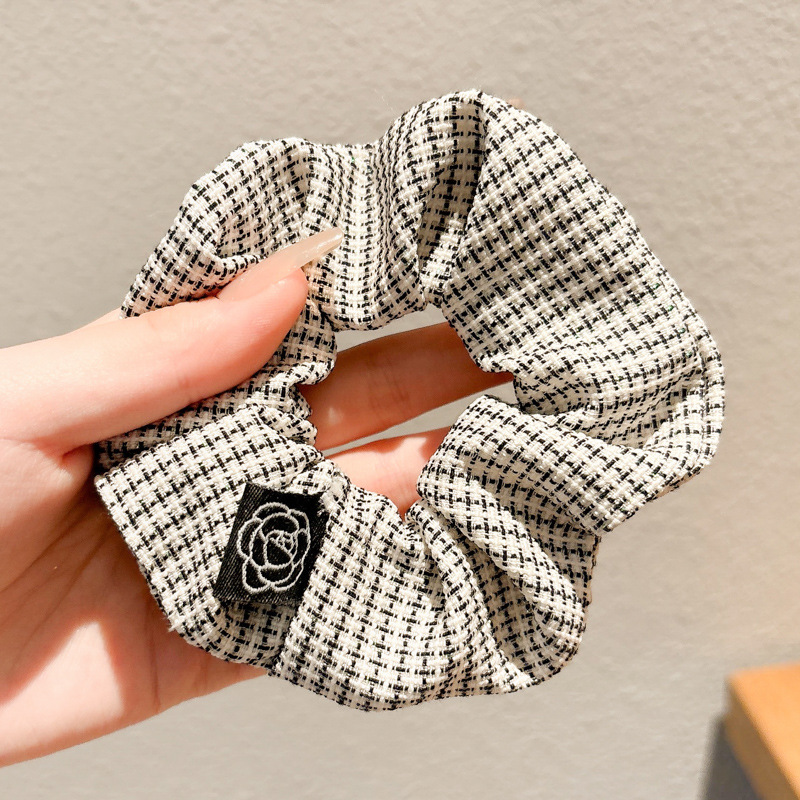 Coreano de alta calidad collar de cabello para mujeres de verano cabello de cola de caballo arco de encaje tocado de alta elasticidad