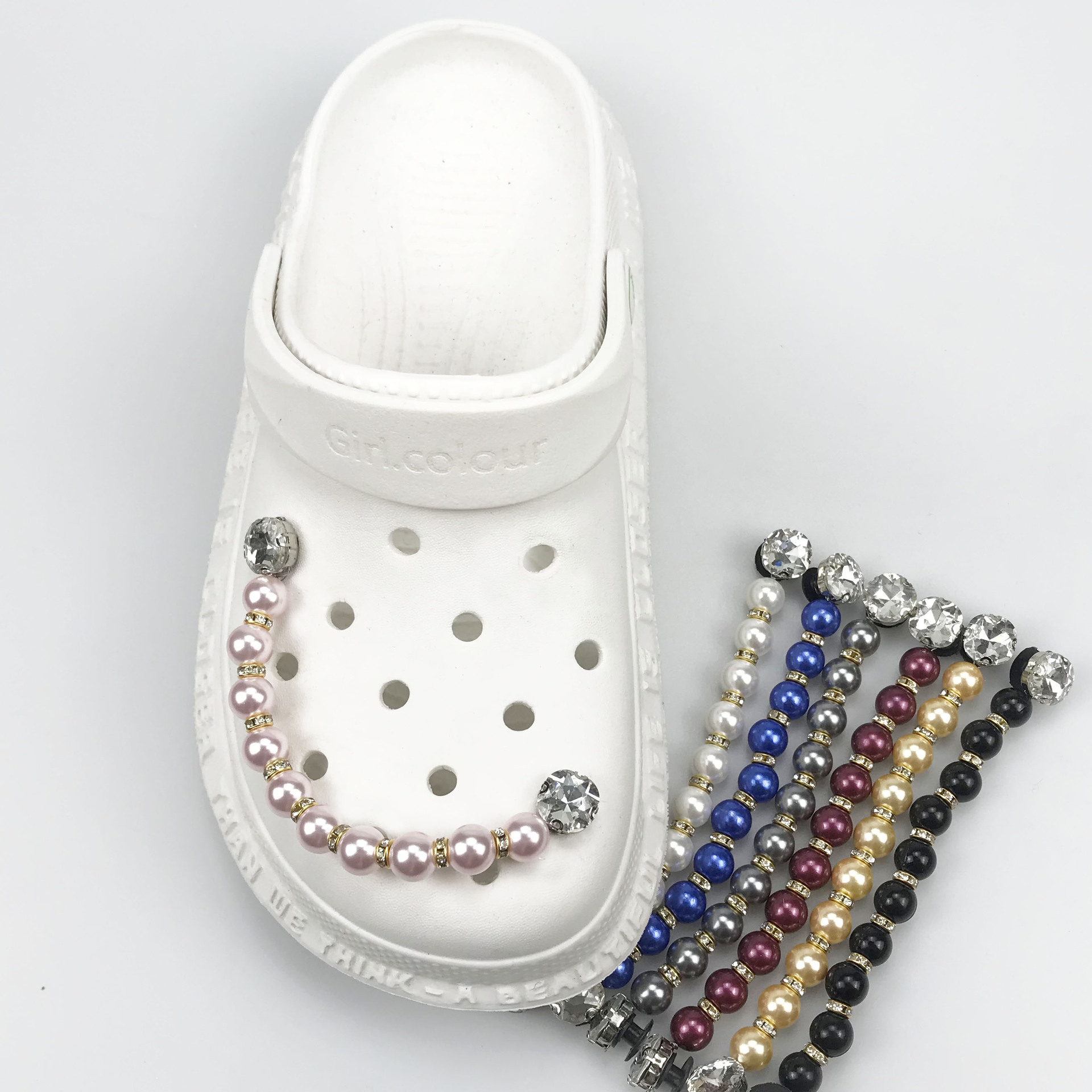 Cave shoes accessories shoes flower shoes buckle Kalochi pearl…