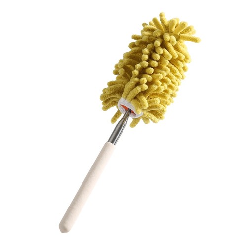 New Nordic Style Chenille Dusting Duster, Extendable Dust Brush with Dusting Glove, Feathery Duster