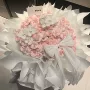 生日仿真粉玫瑰香皂花