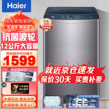 海尔12KG大容量波轮洗衣机全自动家用漂甩二合一洗脱一体机Z5088