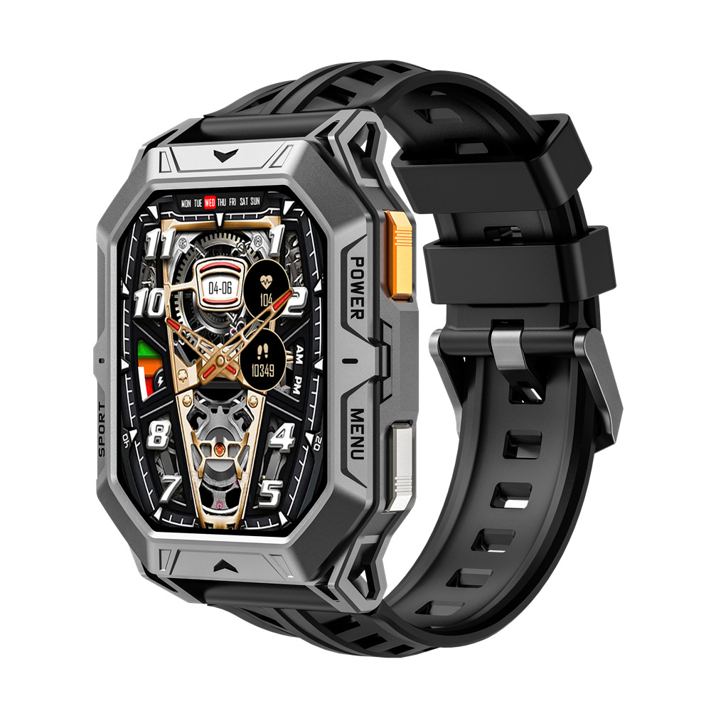 Transfronterizo X1PRO reloj inteligente frecuencia cardíaca Bluetooth brújula de llamada presión barométrica asistente de voz contador de pasos reloj deportivo