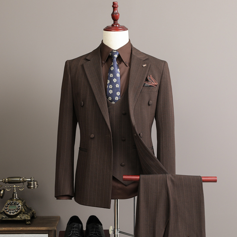 Hotel View 2025 Spring Suit suit Men's Three-Piece British Business Suit A311-SJT9997-P285