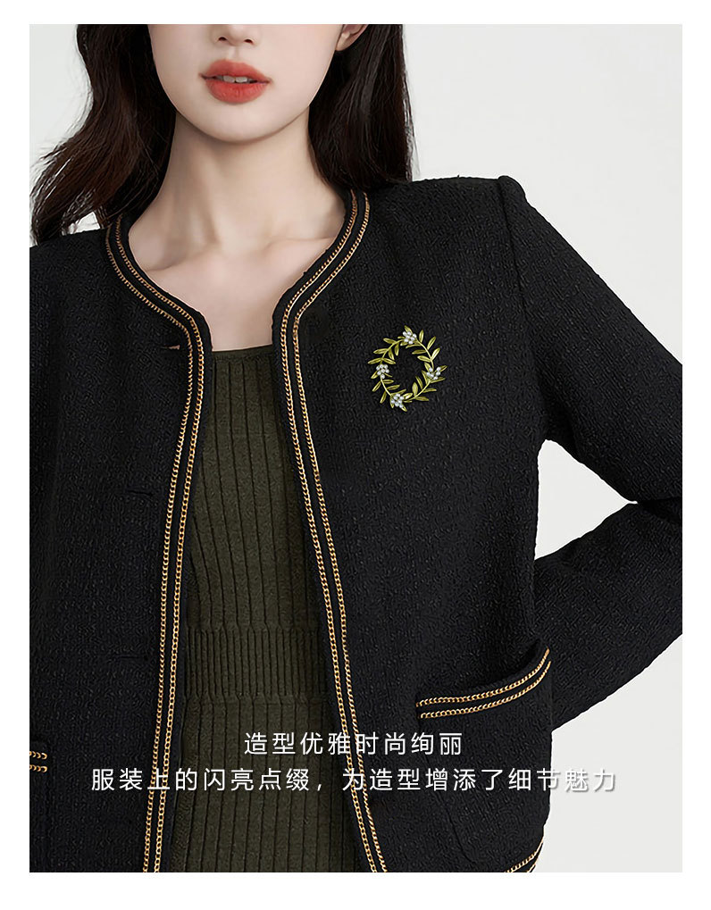 森系小清新花环胸针小众简约百搭个性胸花新品网红爆款