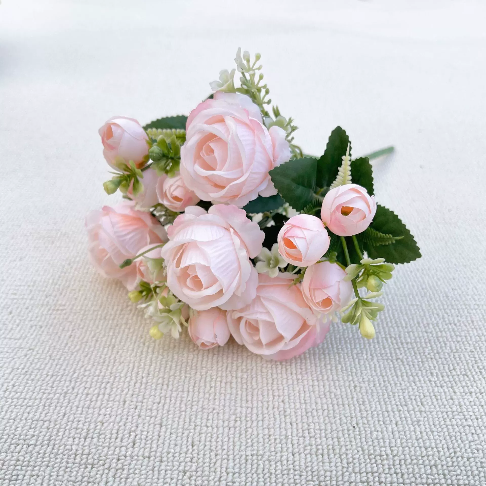 厂家甜心蕾假花仿真花束家居绢花婚礼堂布置餐馆装饰品摆件工艺品
