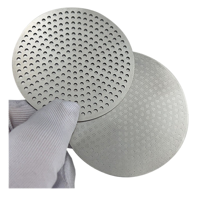 Filtro de grabado de doble capa de red de distribución de agua secundaria de café de acero inoxidable 304 sin mango de punto de soldadura Filtro de extracción de tazón de polvo