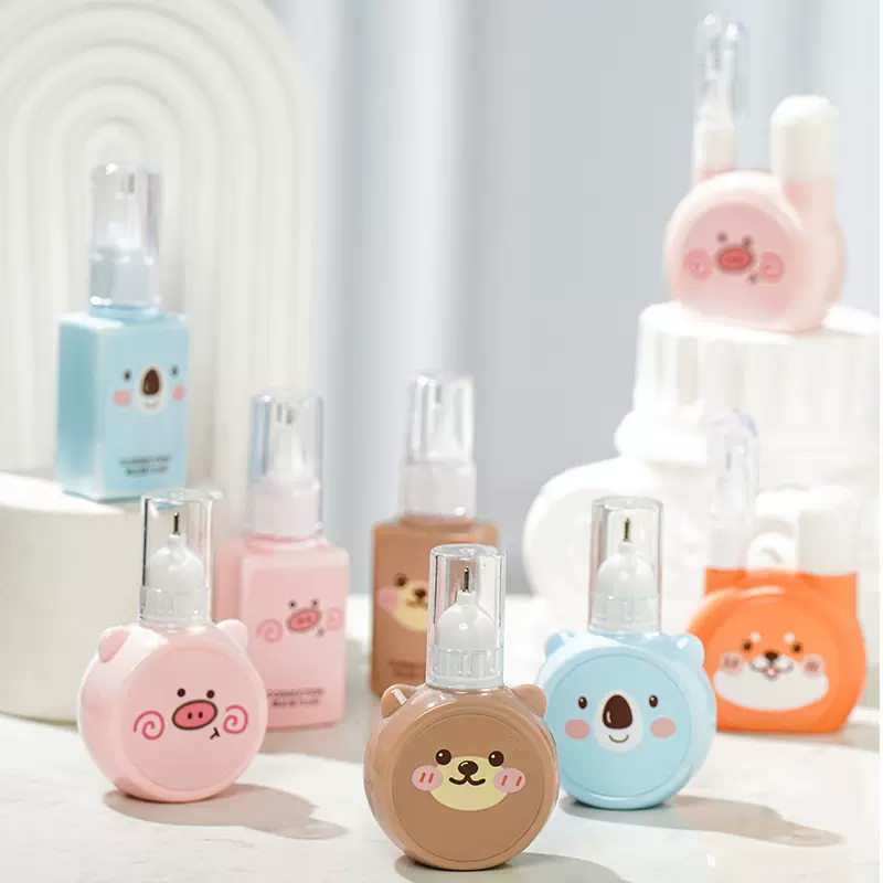 批发装涂改液去除修改修正液快干型学生款大容量可爱造型