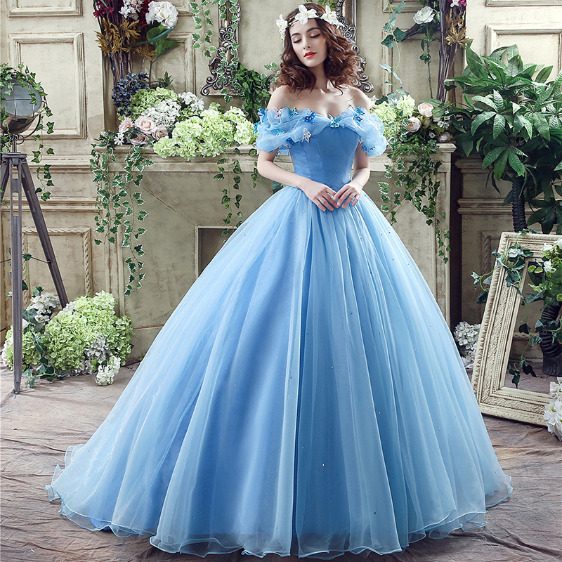 Cenicienta película misma princesa pettiskirt rendimiento 2024 nuevo vestido de novia foto arte examen rendimiento vestido de noche para las mujeres image 5