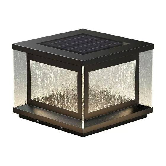 New Solar Pillar Lamp Home Outdoor Garden Door Wall Pillar Lamp Outdoor Villa Waterproof Garden Lamp