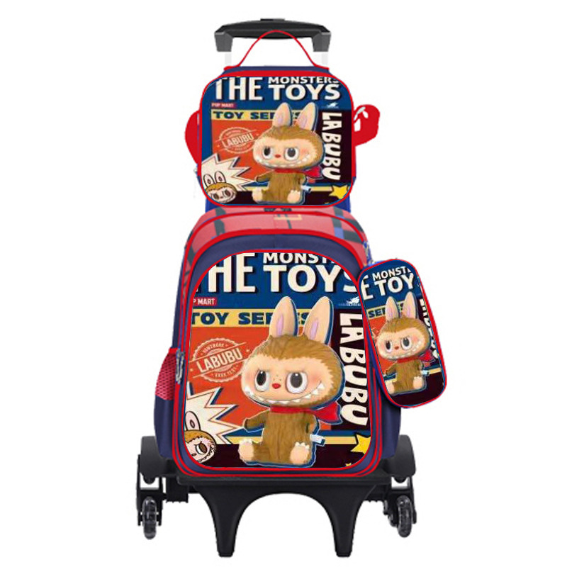 Fábrica directa transfronteriza nueva serie de montaña y mar de dibujos animados de tres piezas paquete de bolsas de 2 / 6 rodadas