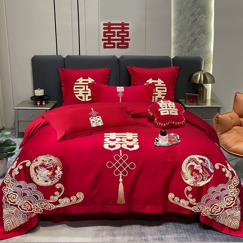 고급 웨딩-[드래곤과 피닉스의 두 배의 행복] 핫 스타일