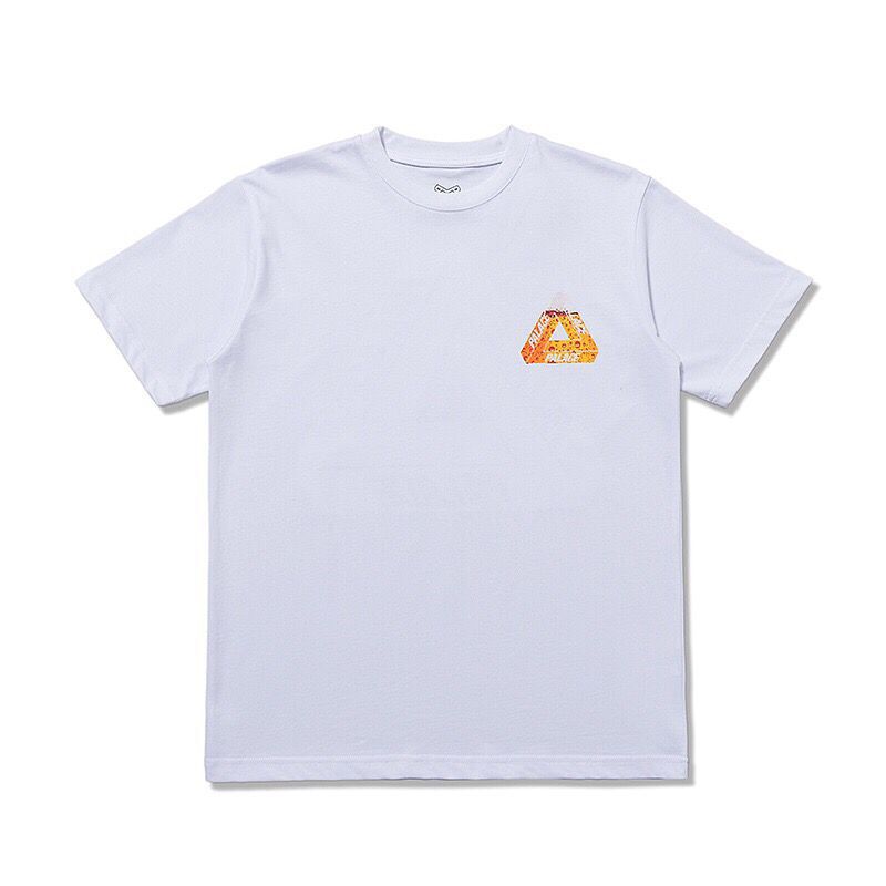 欧米の潮牌palace三角形双紗プリント高品質男女カジュアル半袖tシャツ|undefined