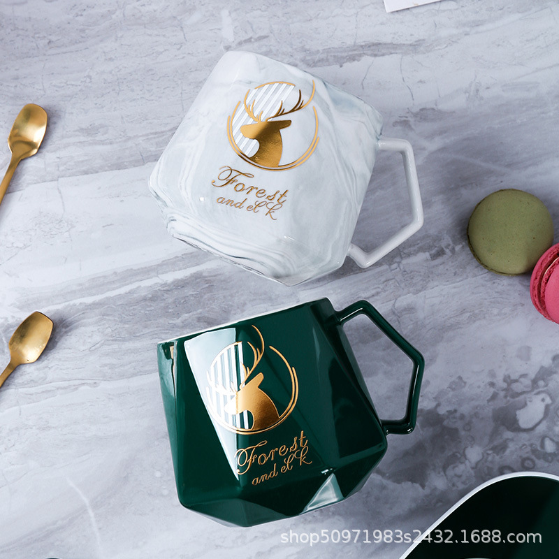 Diamond Cup Diamond ceramics Water cup 55 constant temperature Warm Mug activity Gift box suit LOGO