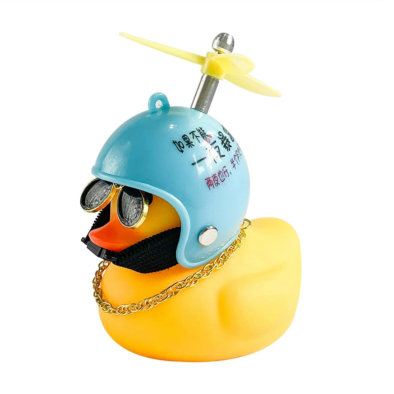 B.Duck, helmet, electric car with accessories, accessory