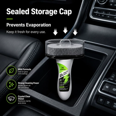 Brush, Oil Film Removal Coating | Glass agent