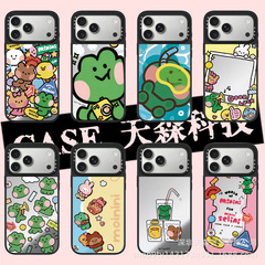 CASET联名挤不下了适用苹果iPhone17ProMax手机壳16Pro潮牌15镜面