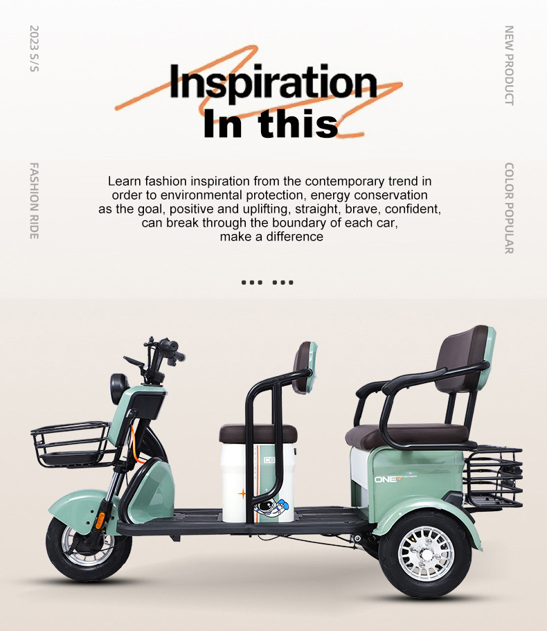 Long-Range Mobility Scooter Electric Tricycle